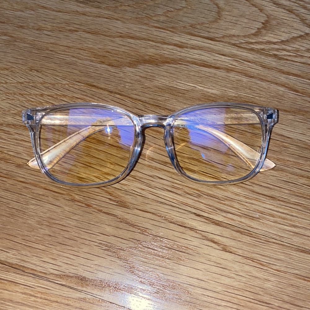 Clear Blue Light Blocking Glasses for Computer/Phone Screen (0.00)